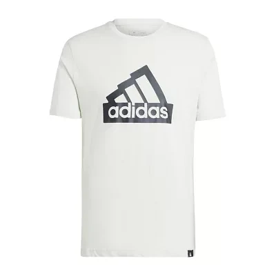 adidas Big and Tall Mens Crew Neck Short Sleeve Graphic T-Shirt