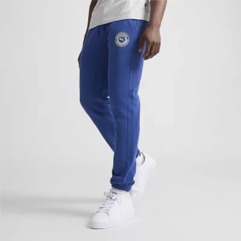 PUMA Mens Mid Rise Cuffed Sweatpant