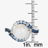 Le Vian® Ring featuring Denim Ombré® White Sapphire Vanilla Pearls™ set in 14K Vanilla Gold®