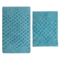 Castle Hill London Melange 2-pc. Bath Rug Set