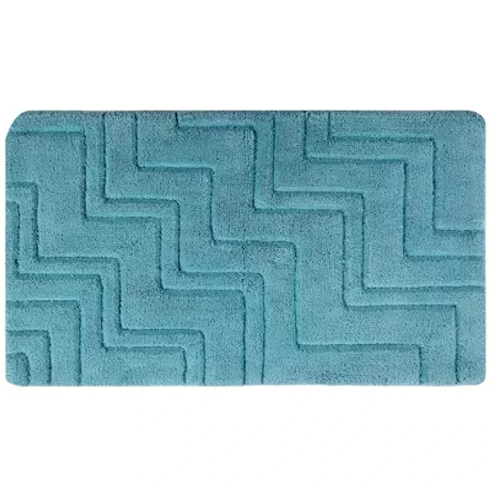 Castle Hill London Zig Zag Bath Rug Collection