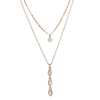 Bijoux Bar Delicates 16 Inch Link Strand Necklace