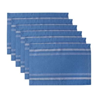 Design Import French Stripe 6-pc. Placemats