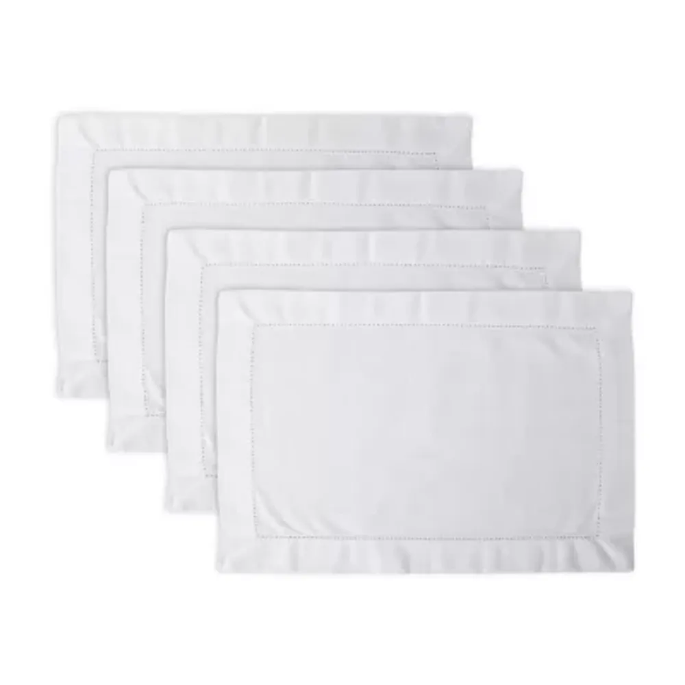 Design Imports Hemstitch 4-pc. Placemats