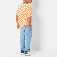 Okie Dokie Toddler Boys Adjustable Waist Straight Leg Slim Fit Jean