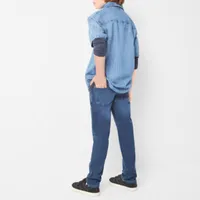 Thereabouts Little & Big Boys Adjustable Waist Stretch Fabric Slim Fit Jean