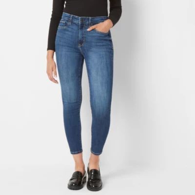 Arizona Womens High Rise Skinny Fit Jegging Jean