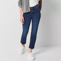 a.n.a Womens High Rise Straight Leg Jean