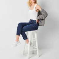 a.n.a Womens High Rise Straight Leg Jean