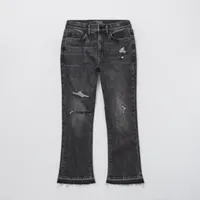 a.n.a Womens High Rise Straight Cropped Flare Jean