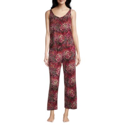Ambrielle Womens Sleeveless 2-pc. Pant Pajama Set