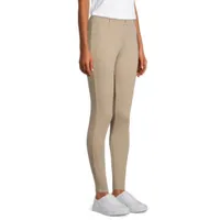 IZOD Knit Womens Mid Rise Slim Pant-Juniors