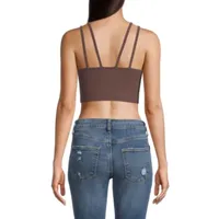Arizona Juniors Halter Neck Sleeveless Tank Top