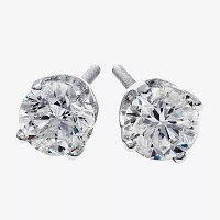 Premier Collection 1/4 CT. T.W. Natural Diamond Stud Earrings 14K Gold