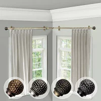 Rod Desyne Celio Corner 3/4 Adjustable Curtain