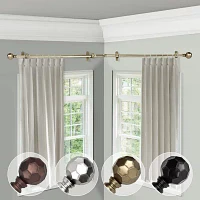 Rod Desyne Christiano Corner 3/4 Adjustable Curtain