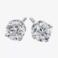 Premier Collection 1 CT. T.W. Natural Diamond 14K Gold Stud Earrings