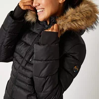 Hfx Womens Removable Hood Heavyweight Puffer Jacket