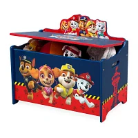 PAW Patrol Kids Deluxe Wooden Toy Box