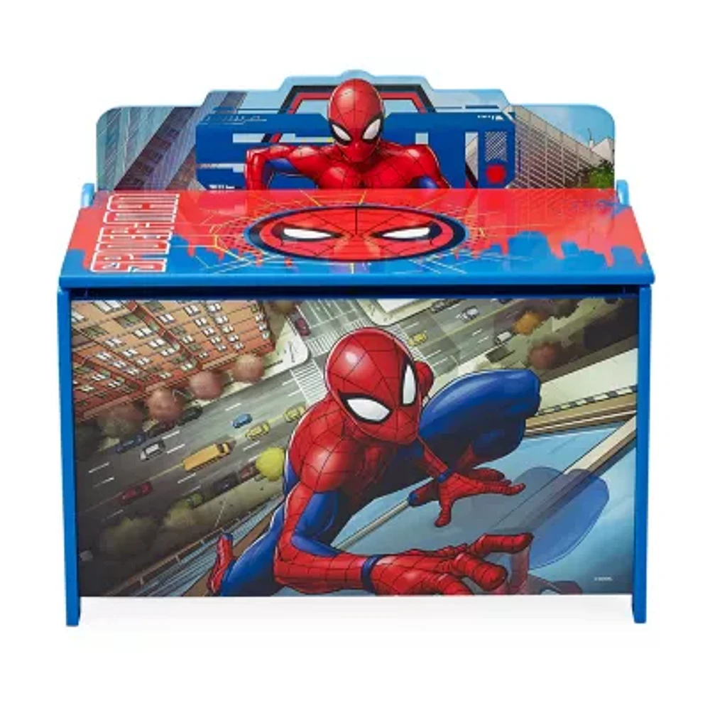 Marvel Spider-Man Deluxe Wooden Toy Box