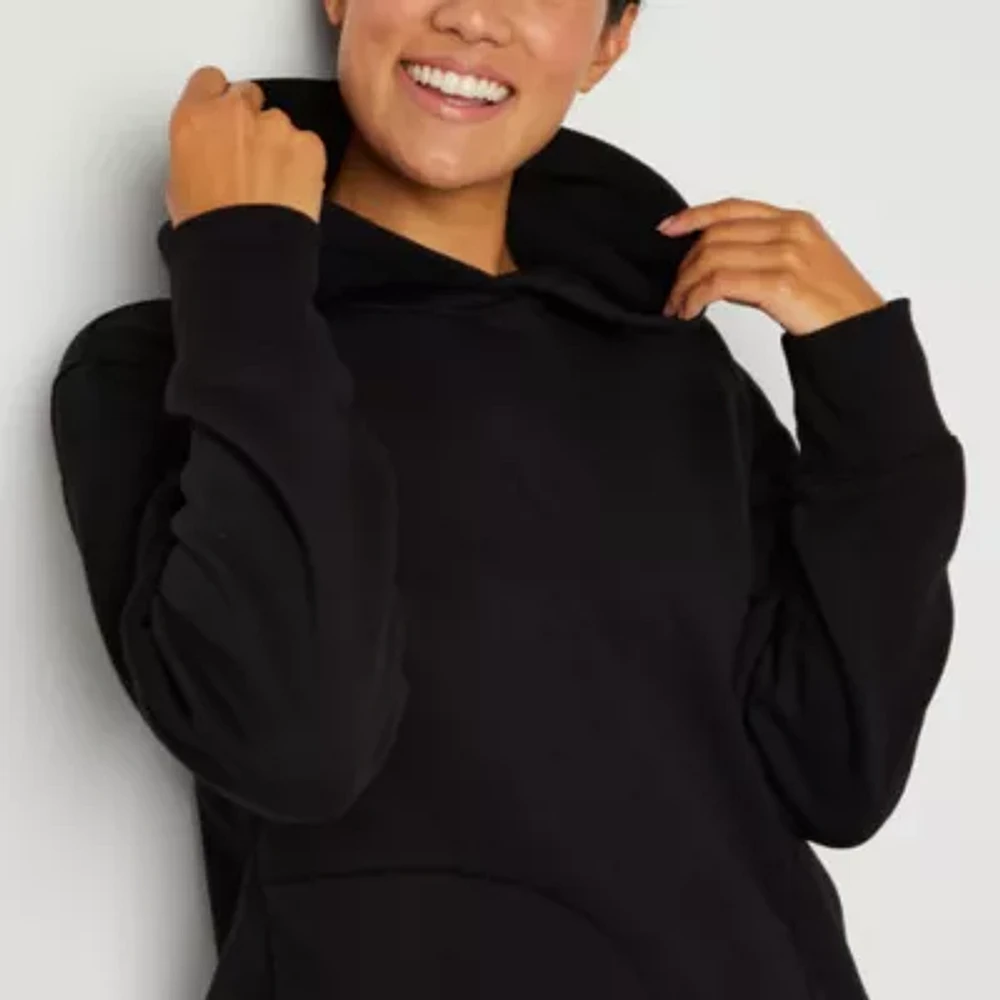 Xersion Womens Oversized Fleece Long Sleeve Hoodie