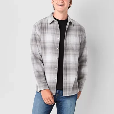 Arizona Mens Long Sleeve Flannel Shirt