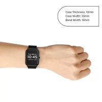 Q7 Unisex Adult Black Smart Watch Q72s01a-G05