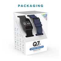 Q7 Unisex Adult Black Smart Watch Q72s01a-G05