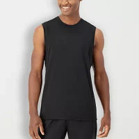 Hanes Moves Mens Crew Neck Sleeveless Tank Top