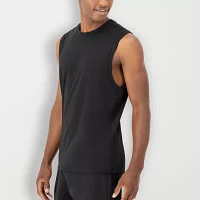 Hanes Moves Mens Crew Neck Sleeveless Tank Top