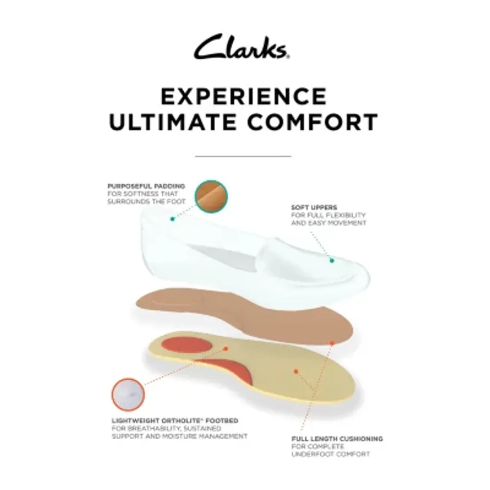 Clarks Womens Ashland Lane Slip-On Shoe