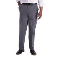 Haggar® Mens Iron Free Classic Fit Flat Front Khaki Pant