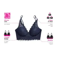 Maidenform Pure Comfort® Lace Longline Wireless Bralette Dm1188