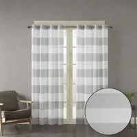 Urban Habitat Chapin Light-Filtering Grommet Top Single Curtain Panel