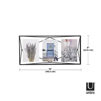 Umbra Prisma Photo Display Black 3-Opening Tabletop Frame