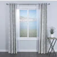 Decopolitan Gray Marble Double Curtain Rod