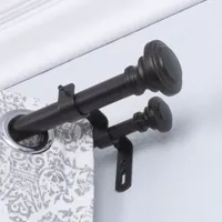 Decopolitan Blow Mould Trumpet Double Curtain Rod