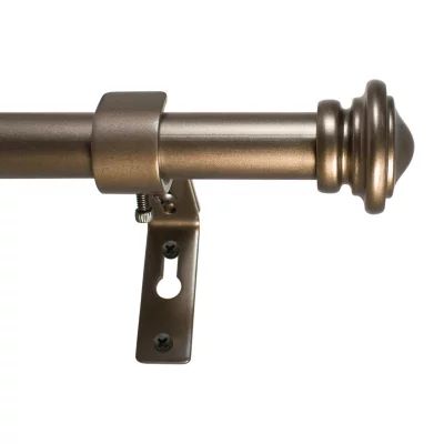 Decopolitan Cap 3/4 IN Adjustable Curtain Rod