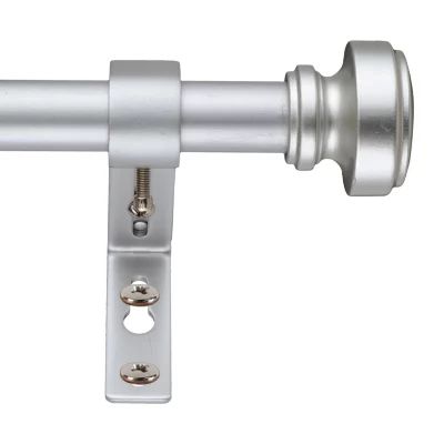 Decopolitan Knob Cap 3/4 Adjustable Curtain Rod