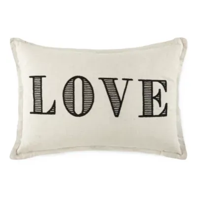 Linden Street Love Lumbar Pillow