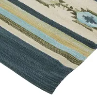 Weave And Wander Amara Geometric Flatweave Reversible Indoor Rectangle Area Rug