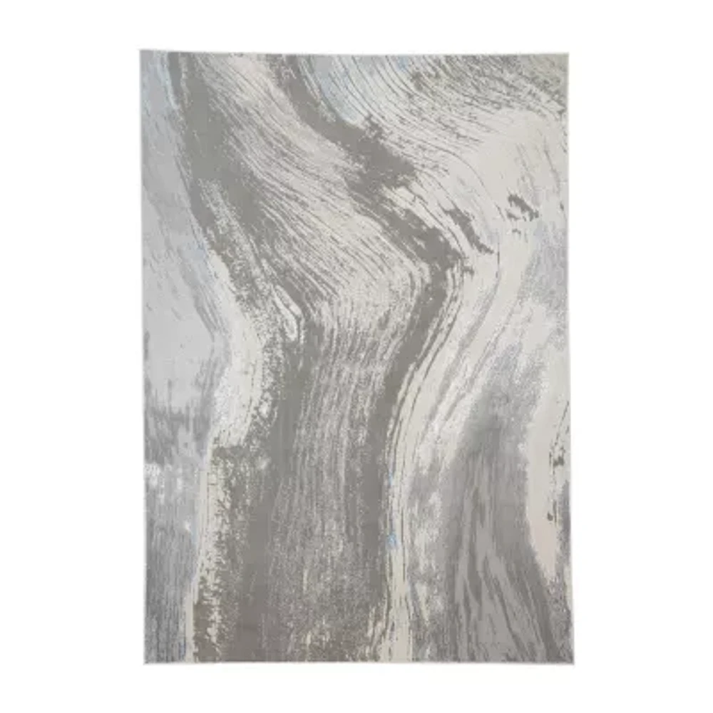 Weave And Wander Aurelian Abstract Hand Knotted Indoor Rectangle Area Rug