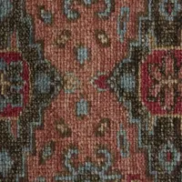 Weave And Wander Bashyr Medallion Hand Knotted Indoor Rectangle Area Rug