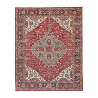 Weave And Wander Bashyr Medallion Hand Knotted Indoor Rectangle Accent Rug