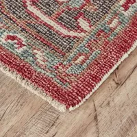 Weave And Wander Bashyr Medallion Hand Knotted Indoor Rectangle Accent Rug