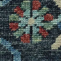 Weave And Wander Bashyr Floral Hand Knotted Indoor Rectangle Accent Rug