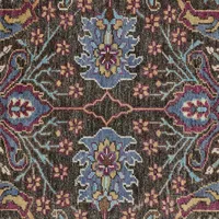 Weave And Wander Bashyr Floral Hand Knotted Indoor Rectangle Accent Rug