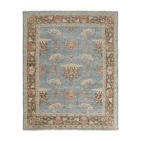 Weave And Wander Bennet Floral Hand Knotted Indoor Rectangle Accent Rug