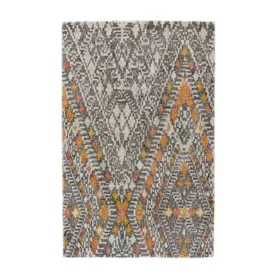 Weave And Wander Binada Geometric Hand Tufted Indoor Rectangle Area Rug