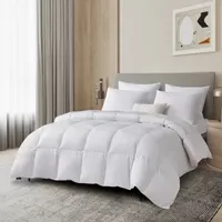 Beautyrest TENCEL™ Lyocell & Cotton Blend White Down Fiber Comforter